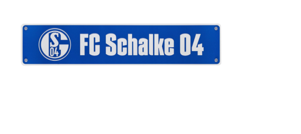 FC Schalke 04 - Nummernschild mit Saugnapf